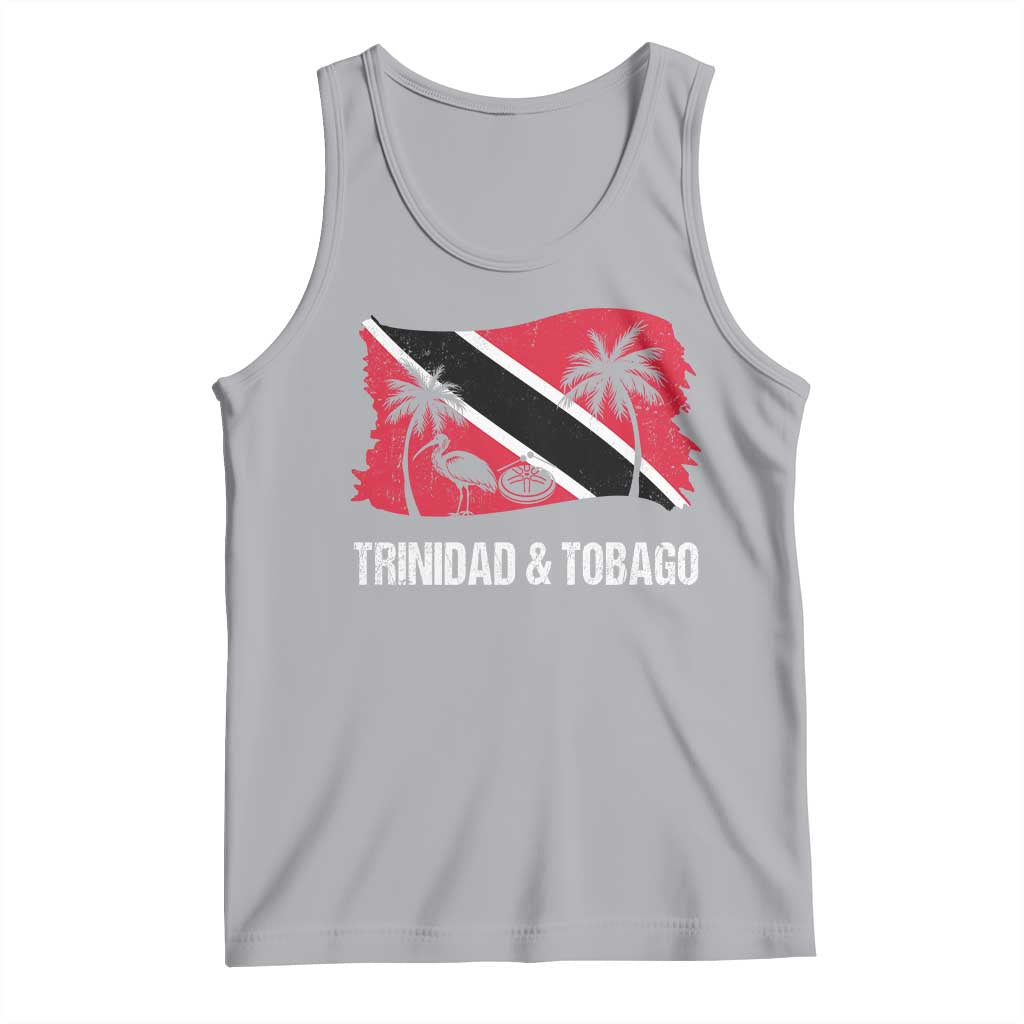 Trini Pride Tank Top Caribbean Trinidad And Tobago Flag TS10 Athletic Heather Print Your Wear