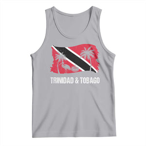 Trini Pride Tank Top Caribbean Trinidad And Tobago Flag TS10 Athletic Heather Print Your Wear