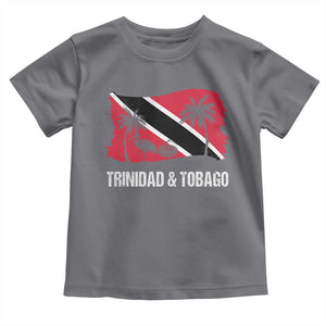 Trini Pride Toddler T Shirt Caribbean Trinidad And Tobago Flag TS10 Charcoal Print Your Wear