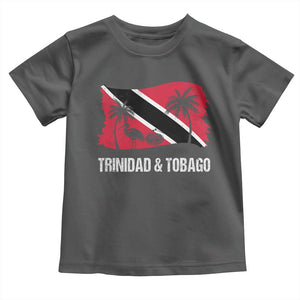 Trini Pride Toddler T Shirt Caribbean Trinidad And Tobago Flag TS10 Dark Heather Print Your Wear