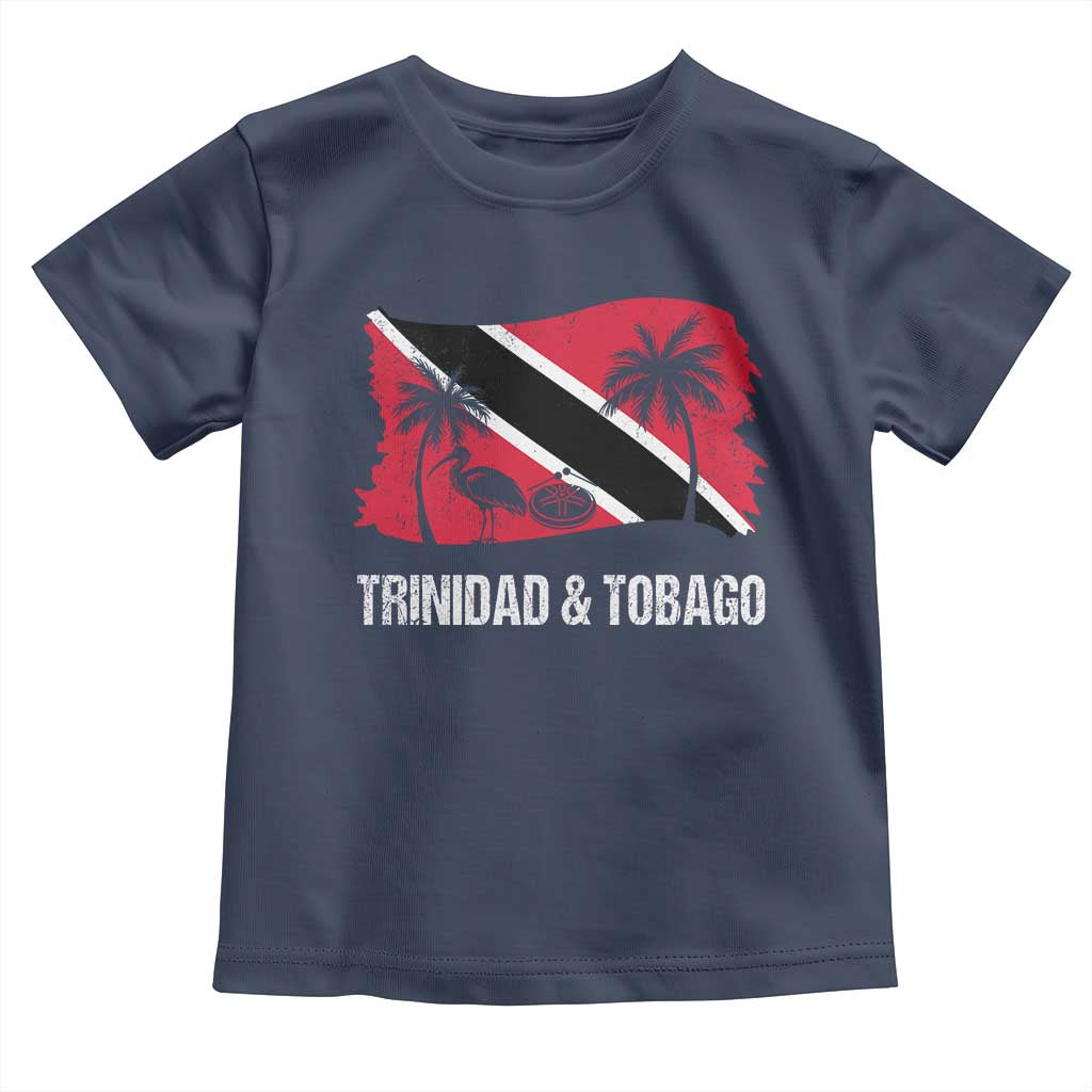 Trini Pride Toddler T Shirt Caribbean Trinidad And Tobago Flag TS10 Navy Print Your Wear
