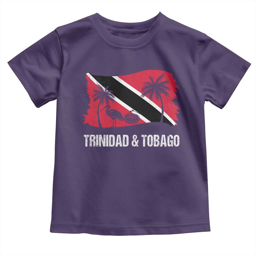 Trini Pride Toddler T Shirt Caribbean Trinidad And Tobago Flag TS10 Purple Print Your Wear