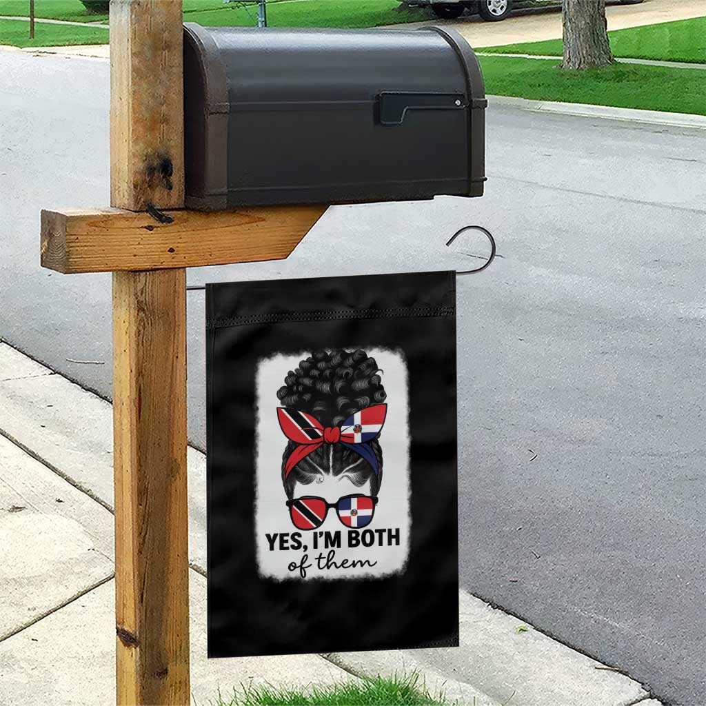 Trini Dominican Girl Garden Flag Yes Im Both Trinidad And Tobago Dominican Pride TS10 Print Your Wear