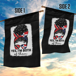 Trini Dominican Girl Garden Flag Yes Im Both Trinidad And Tobago Dominican Pride TS10 Print Your Wear