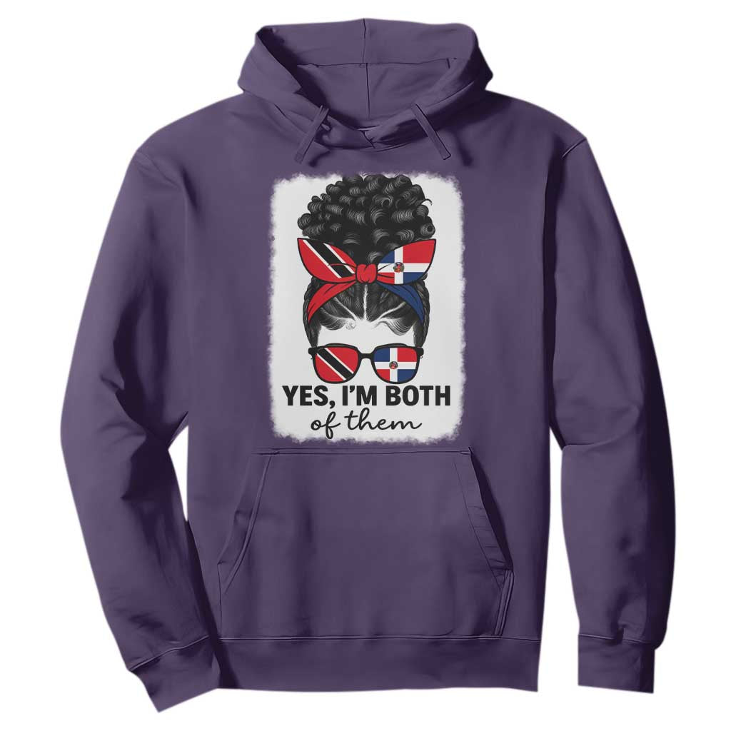 Trini Dominican Girl Hoodie Yes Im Both Trinidad And Tobago Dominican Pride TS10 Purple Print Your Wear