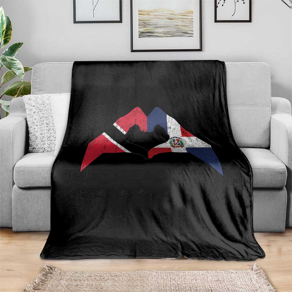 Trinidad and Tobago Dominican Throw Blanket Two Flags One Heart TS10 Print Your Wear