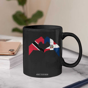 Trinidad and Tobago Dominican Coffee Mug Two Flags One Heart TS10 Print Your Wear