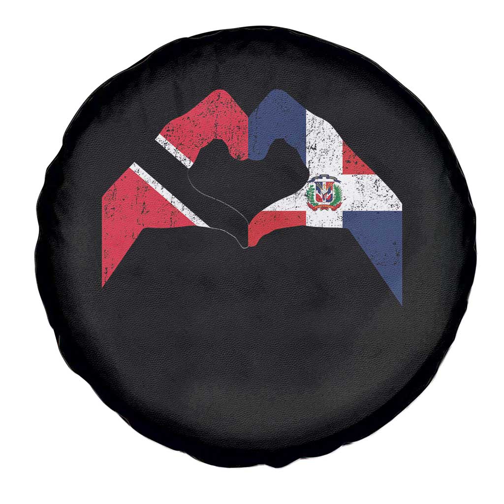 Trinidad and Tobago Dominican Spare Tire Cover Two Flags One Heart TS10 Print Your Wear