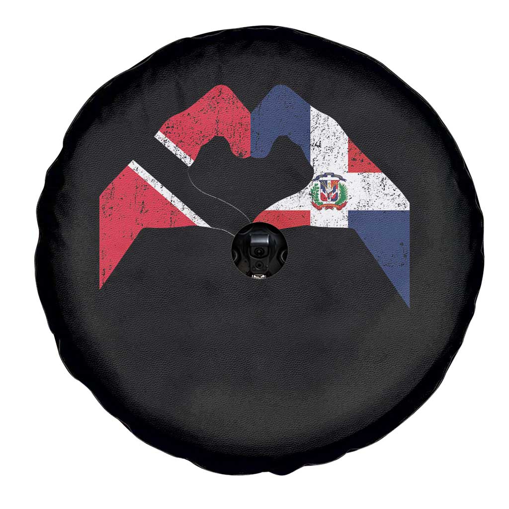 Trinidad and Tobago Dominican Spare Tire Cover Two Flags One Heart TS10 Print Your Wear