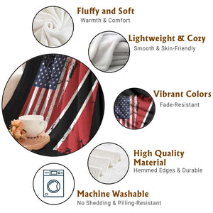 USA Trinidad and Tobago Throw Blanket Retro Vintage American Trini Pride Flag TS10 Print Your Wear