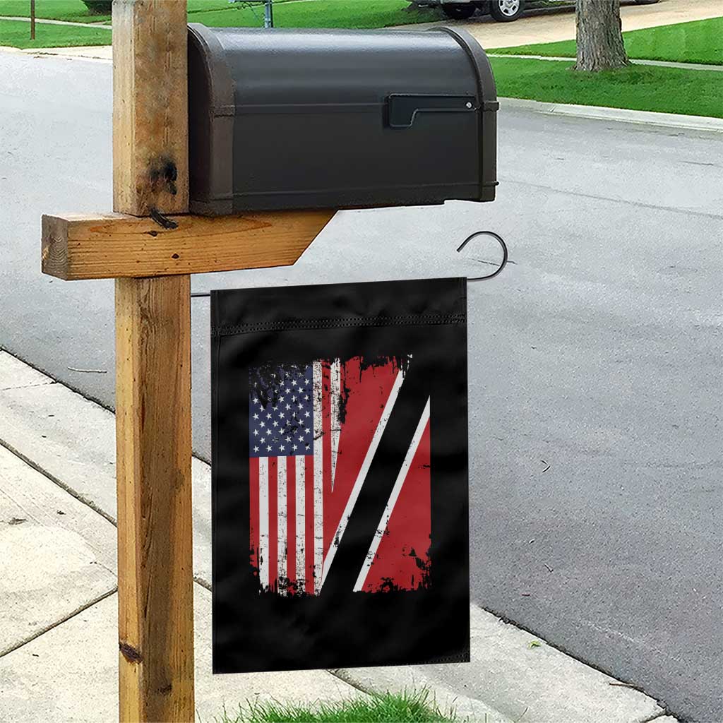 USA Trinidad and Tobago Garden Flag Retro Vintage American Trini Pride Flag TS10 Print Your Wear