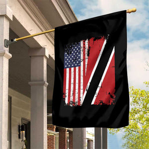 USA Trinidad and Tobago Garden Flag Retro Vintage American Trini Pride Flag TS10 Print Your Wear