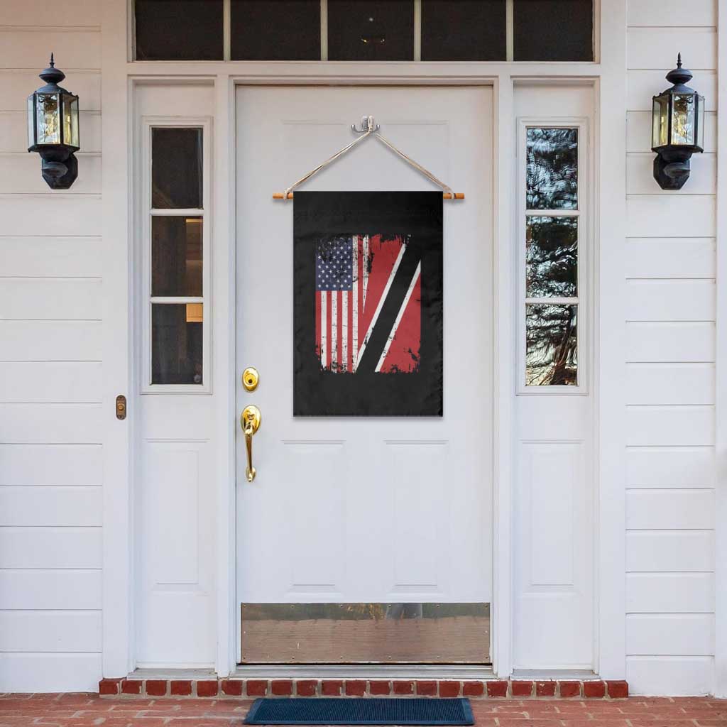 USA Trinidad and Tobago Garden Flag Retro Vintage American Trini Pride Flag TS10 Print Your Wear