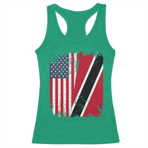 USA Trinidad and Tobago Racerback Tank Top Retro Vintage American Trini Pride Flag TS10 Irish Green Print Your Wear