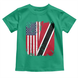 USA Trinidad and Tobago Toddler T Shirt Retro Vintage American Trini Pride Flag TS10 Irish Green Print Your Wear