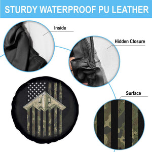 Retro Camo B2 Spirit Spare Tire Cover B-2 Bomber Stealth Aircraft Camouflage US Flag Patriotic TS10 Print Your Wear