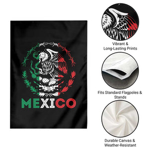Mexico Coat of Arms Garden Flag Eagle Mexican Flag Mexico Heritage Roots TS10 Print Your Wear