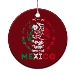 Mexico Coat of Arms Ceramic Ornament Eagle Mexican Flag Mexico Heritage Roots TS10 1pc Red Print Your Wear