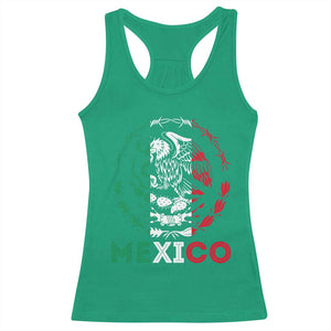 Mexico Coat of Arms Racerback Tank Top Eagle Mexican Flag Mexico Heritage Roots TS10 Irish Green Print Your Wear