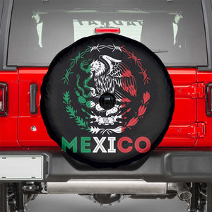 Mexico Coat of Arms Spare Tire Cover Eagle Mexican Flag Mexico Heritage Roots TS10 Black Print Your Wear