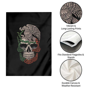 Mexico Coat of Arms Skull Garden Flag Eagle Mexican Flag Mexico Heritage Roots TS10 Print Your Wear