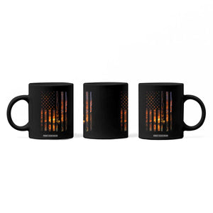 American Flag Fishing Coffee Mug Fish Fisher Fisherman Fishing Rod Sunset TS10 Print Your Wear