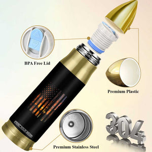 American Flag Fishing Bullet Tumbler Fish Fisher Fisherman Fishing Rod Sunset TS10 Print Your Wear