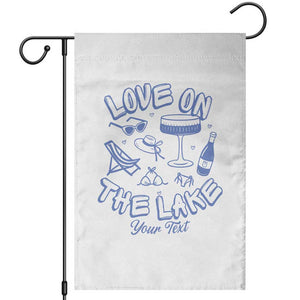 Love on the Lake Bachelorette Garden Flag Custom Camp Bach Party TS10 White Print Your Wear