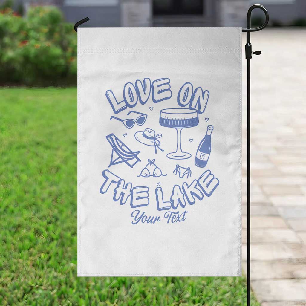 Personalized Love on the Lake Bachelorette Garden Flag Custom Text Camp Bach Party TS10 Print Your Wear