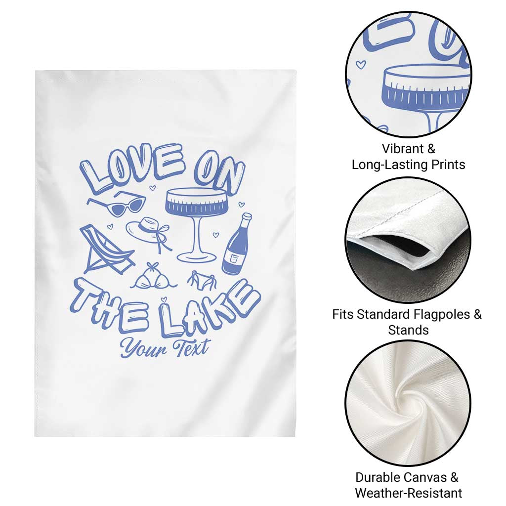 Personalized Love on the Lake Bachelorette Garden Flag Custom Text Camp Bach Party TS10 Print Your Wear