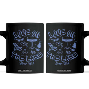 Love on the Lake Bachelorette Coffee Mug Custom Camp Bach Party TS10 White Print Your Wear
