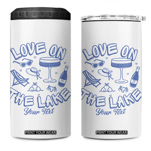 Love on the Lake Bachelorette 4 in 1 Can Cooler Tumbler Custom Camp Bach Party TS10 One Size: 16 oz White Print Your Wear