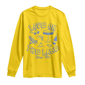 Love on the Lake Bachelorette Long Sleeve Shirt Custom Camp Bach Party TS10 Daisy Print Your Wear