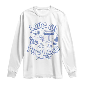 Love on the Lake Bachelorette Long Sleeve Shirt Custom Camp Bach Party TS10 White Print Your Wear