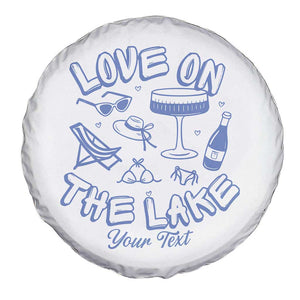 Personalized Love on the Lake Bachelorette Spare Tire Cover Custom Text Camp Bach Party TS10 Print Your Wear