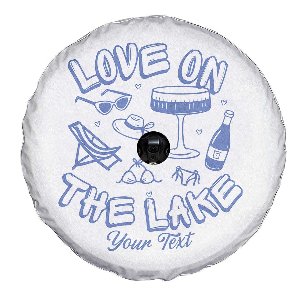 Personalized Love on the Lake Bachelorette Spare Tire Cover Custom Text Camp Bach Party TS10 Print Your Wear