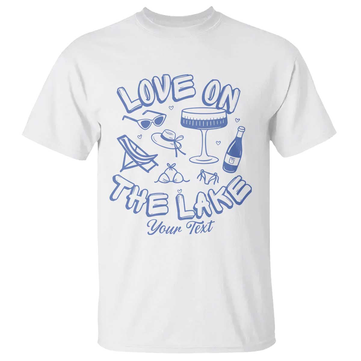 Love on the Lake Bachelorette T Shirt Custom Camp Bach Party TS10 White Print Your Wear