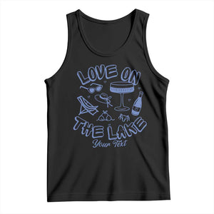 Personalized Love on the Lake Bachelorette Tank Top Custom Text Camp Bach Party TS10 Black Print Your Wear