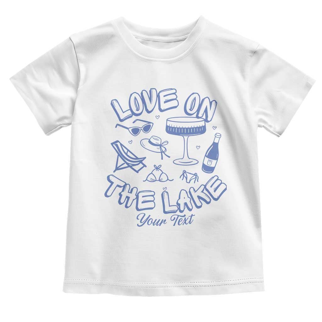 Personalized Love on the Lake Bachelorette Toddler T Shirt Custom Text Camp Bach Party TS10 White Print Your Wear