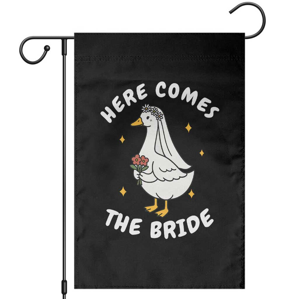 Silly Goose Bride Garden Flag Funny Goose Lovers TS10 Black Print Your Wear