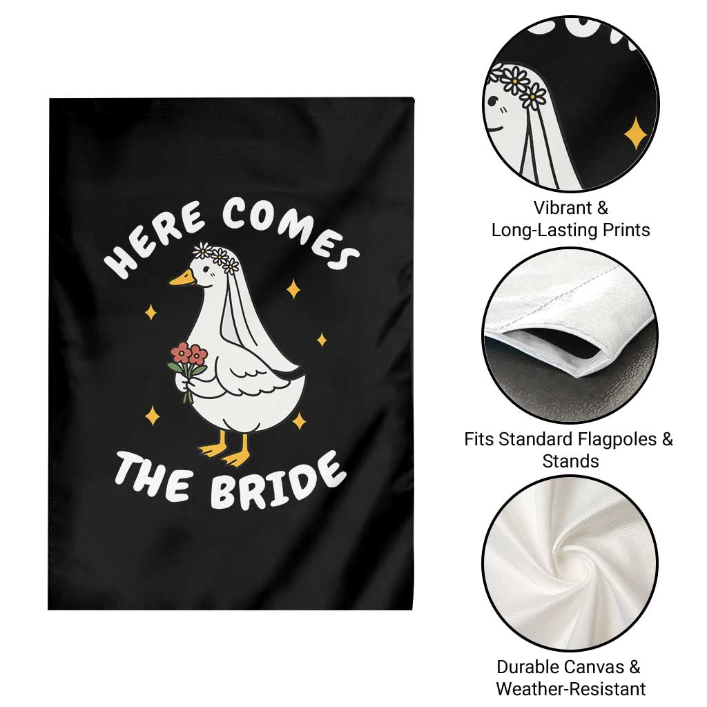 Silly Goose Bride Garden Flag Funny Goose Lovers TS10 Print Your Wear