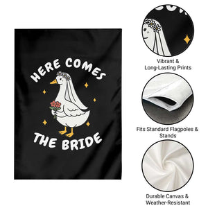 Silly Goose Bride Garden Flag Funny Goose Lovers TS10 Print Your Wear