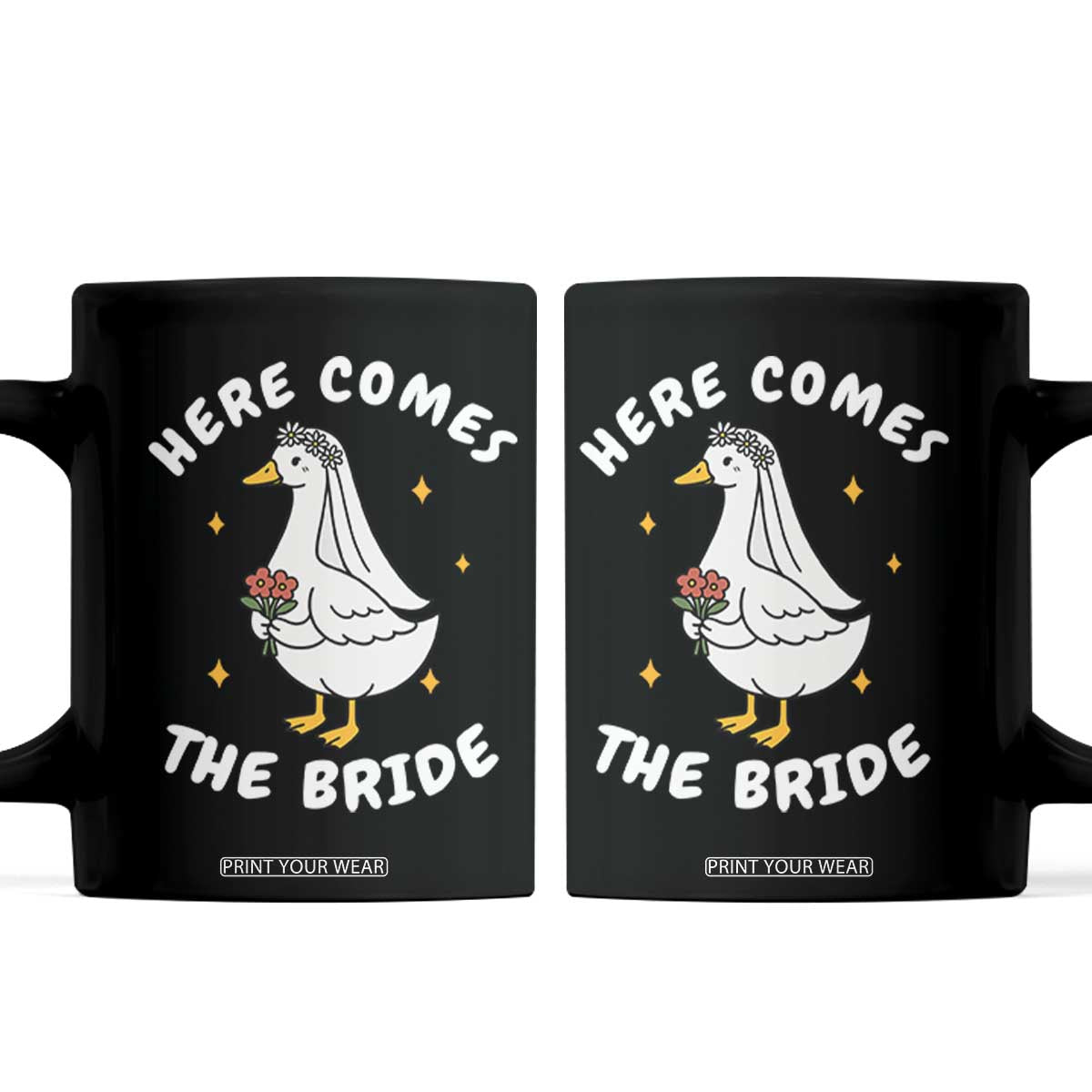 Silly Goose Bride Coffee Mug Funny Goose Lovers TS10 Black Print Your Wear