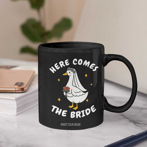 Silly Goose Bride Coffee Mug Funny Goose Lovers TS10 Print Your Wear