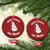 Silly Goose Bride Christmas Ornament Funny Goose Lovers TS10 Circle Red Print Your Wear