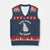 Silly Goose Bride V-Neck Knit Sweater Vest Funny Goose Lovers TS10 Navy Red Print Your Wear