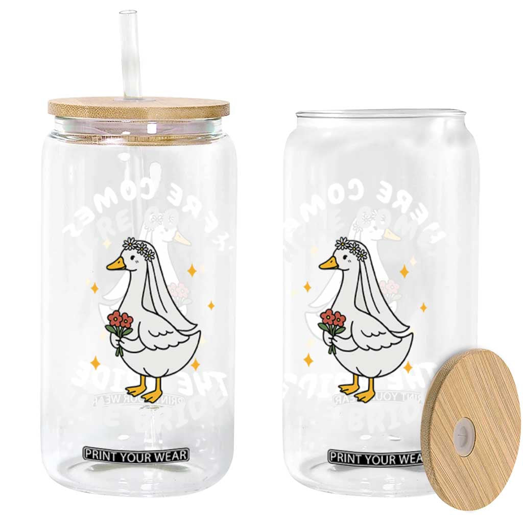 Silly Goose Bride Glass Can Funny Goose Lovers TS10 Print Your Wear