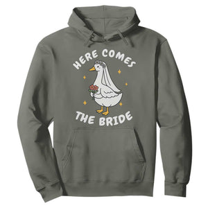 Silly Goose Bride Hoodie Funny Goose Lovers TS10 Military Green Print Your Wear