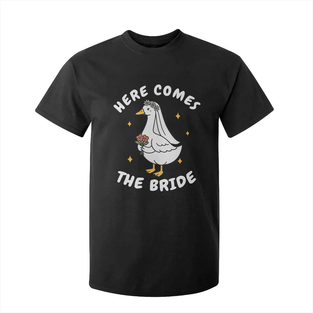 Silly Goose Bride T Shirt For Kid Funny Goose Lovers TS10 Black Print Your Wear