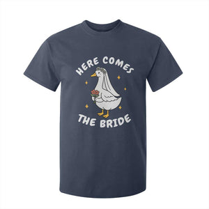 Silly Goose Bride T Shirt For Kid Funny Goose Lovers TS10 Navy Print Your Wear